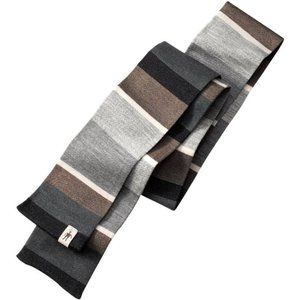 Smartwool Striped Gray and Brown Scarf